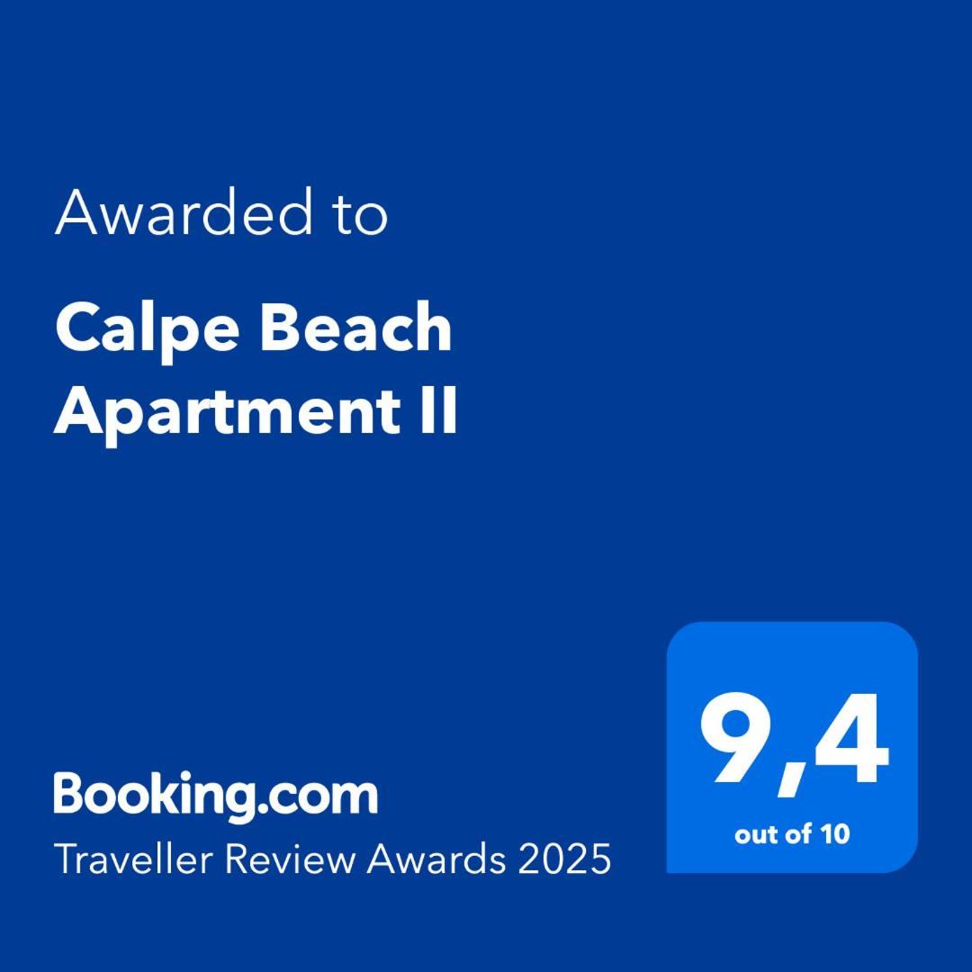 Calpe Beach Apartment II Turquesa Beach Ifach Esterno foto